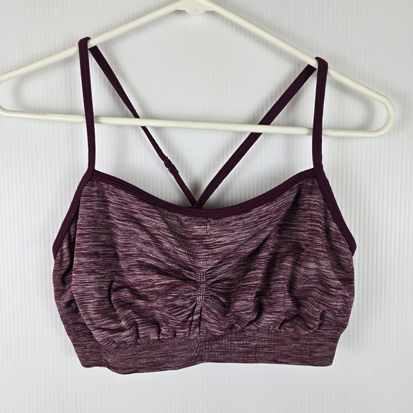 Calia By Carrie Underwood Women's Heather Red Stretch Loop Back Sports Bra XL - Picture 1 of 11